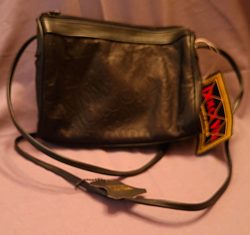 Jackson Womens Small Black Crossbody/Shoulder Bag Zip Detachable Strap Pockets